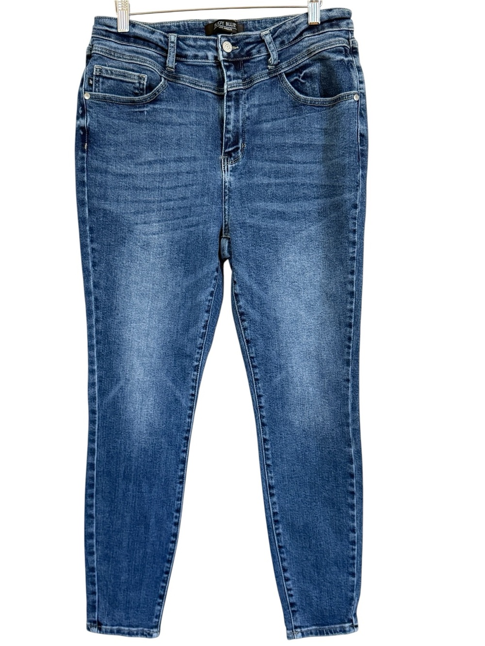 Judy Blue JB88384 Medium Wash High Rise Skinny Jeans Size 15/32 Stretch Denim